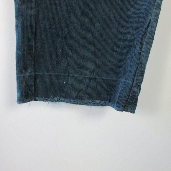 Banana Republic Corduroy Straight Leg Trousers Women Blue 12 Cotton Casual 558 - Picture 4 of 12
